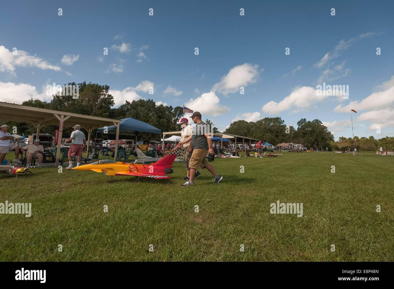 Remote Controlled Plane Flying Club Stock Photo Alamy