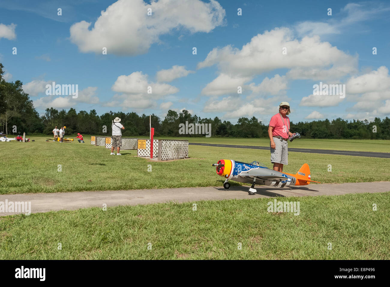 Remote Controlled Plane Flying Club Stock Photo Alamy