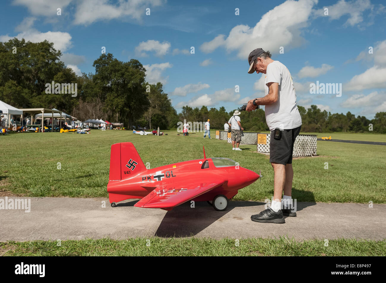 Remote Controlled Plane Flying Club Stock Photo Alamy