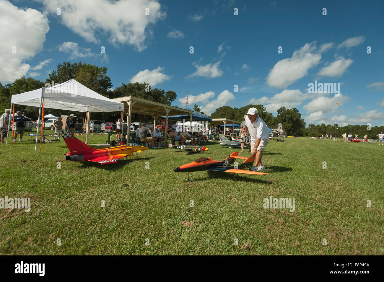 Remote Controlled Plane Flying Club Stock Photo Alamy