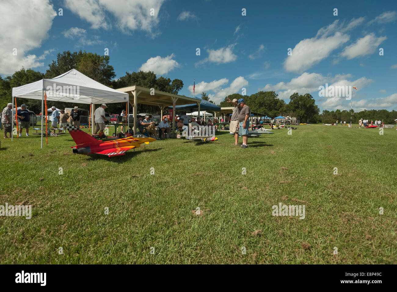Remote Controlled Plane Flying Club Stock Photo Alamy