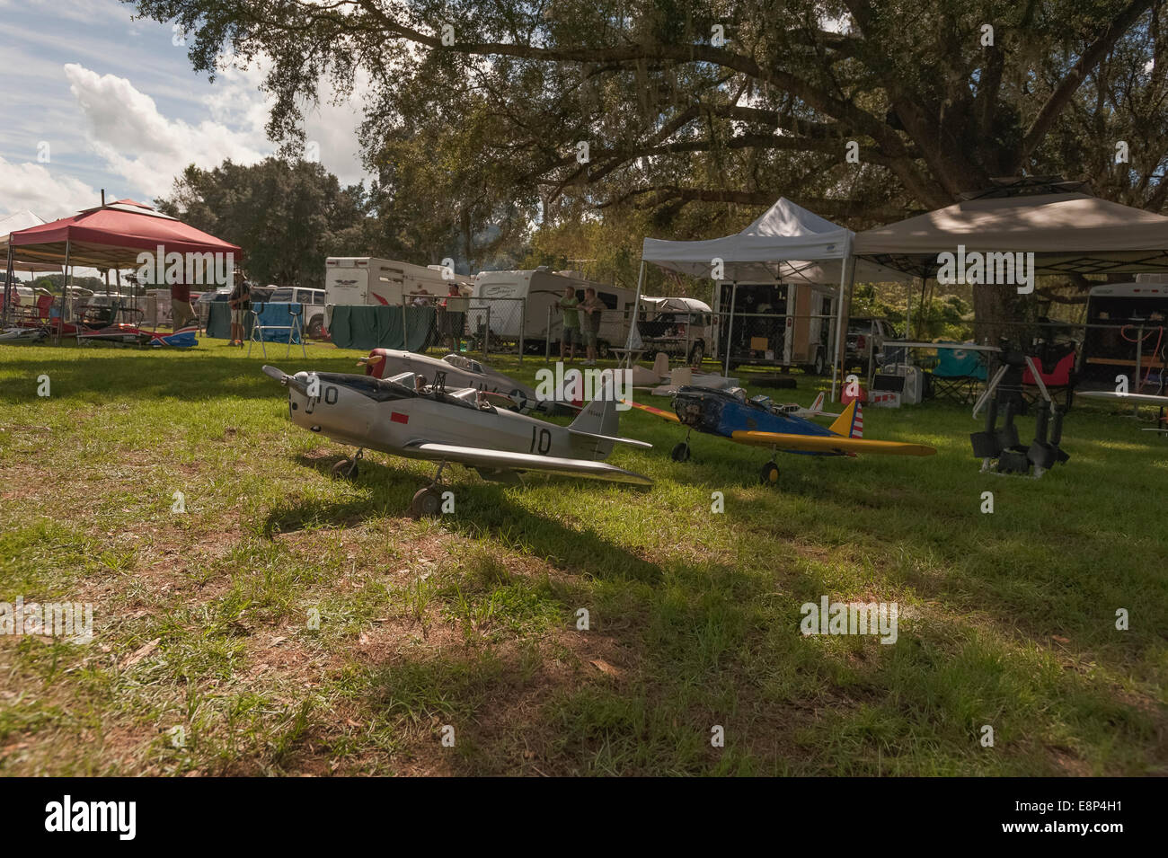 Remote Controlled Plane Flying Club Stock Photo Alamy