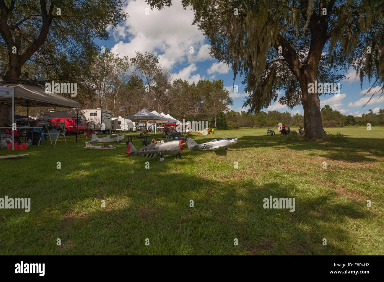 Remote Controlled Plane Flying Club Stock Photo Alamy