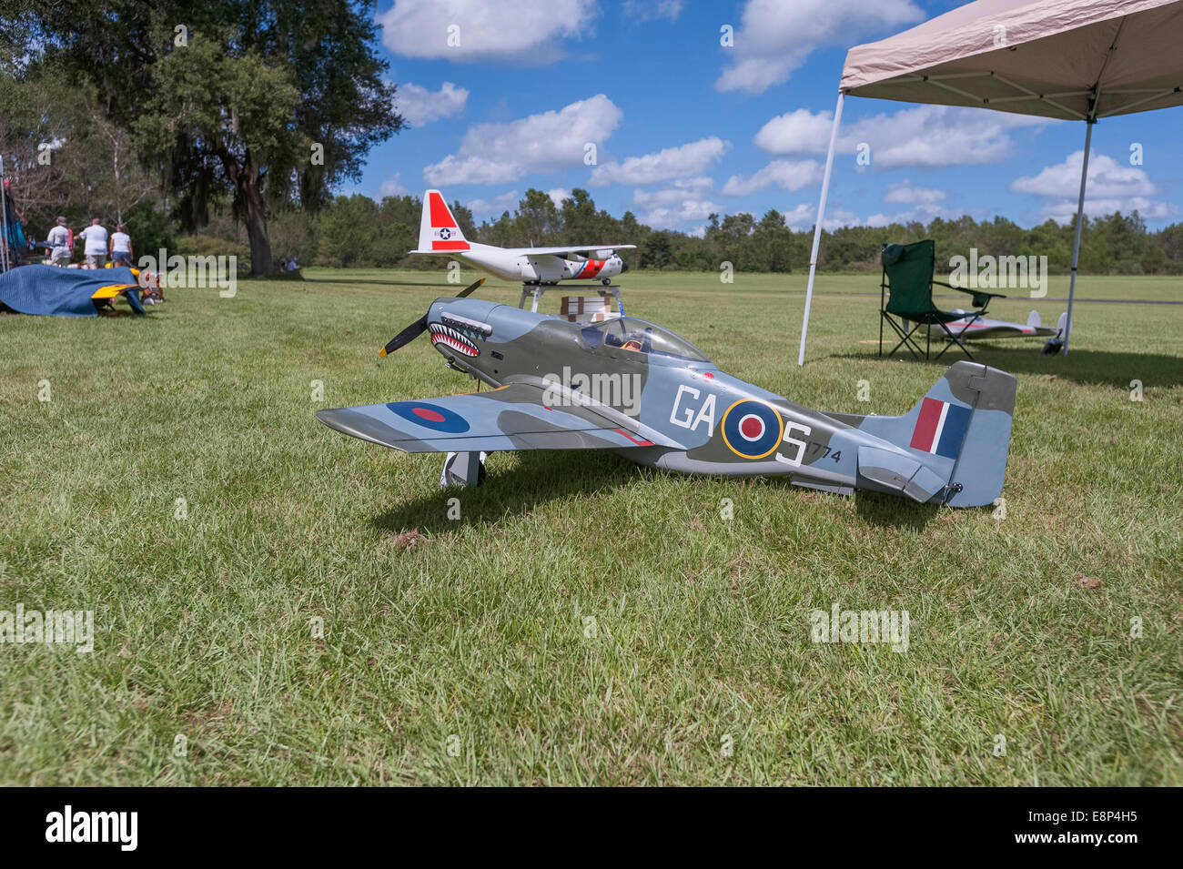 Remote Controlled Plane Flying Club Stock Photo Alamy