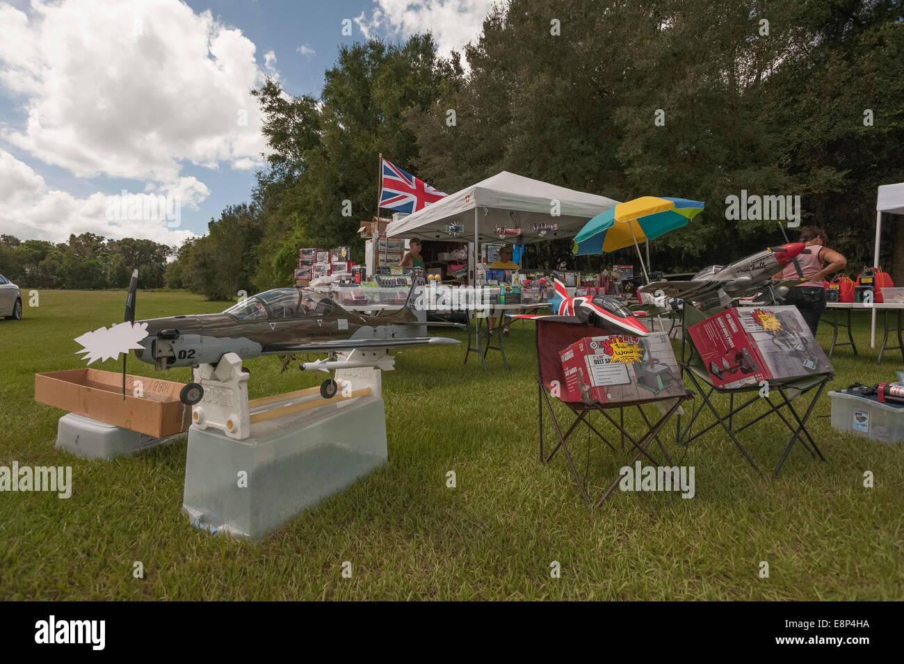 Remote Controlled Plane Flying Club Stock Photo Alamy