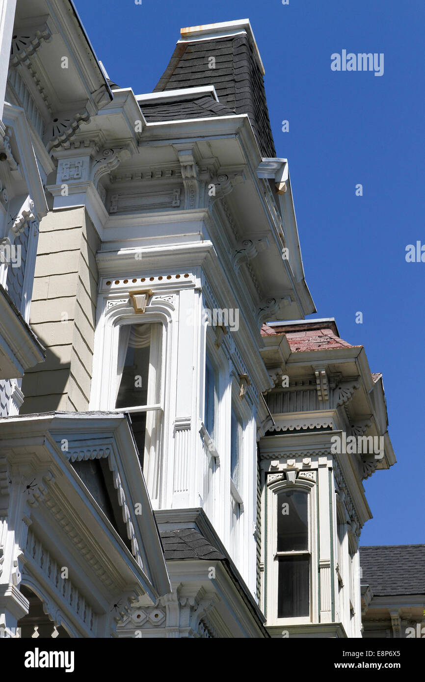 Victorian architecture, Lower Pacific Heights, San Francisco Stock