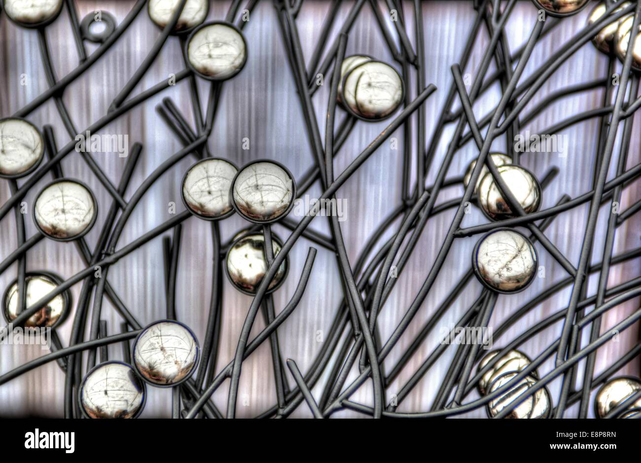 Abstract art garden trellis Stock Photo Alamy