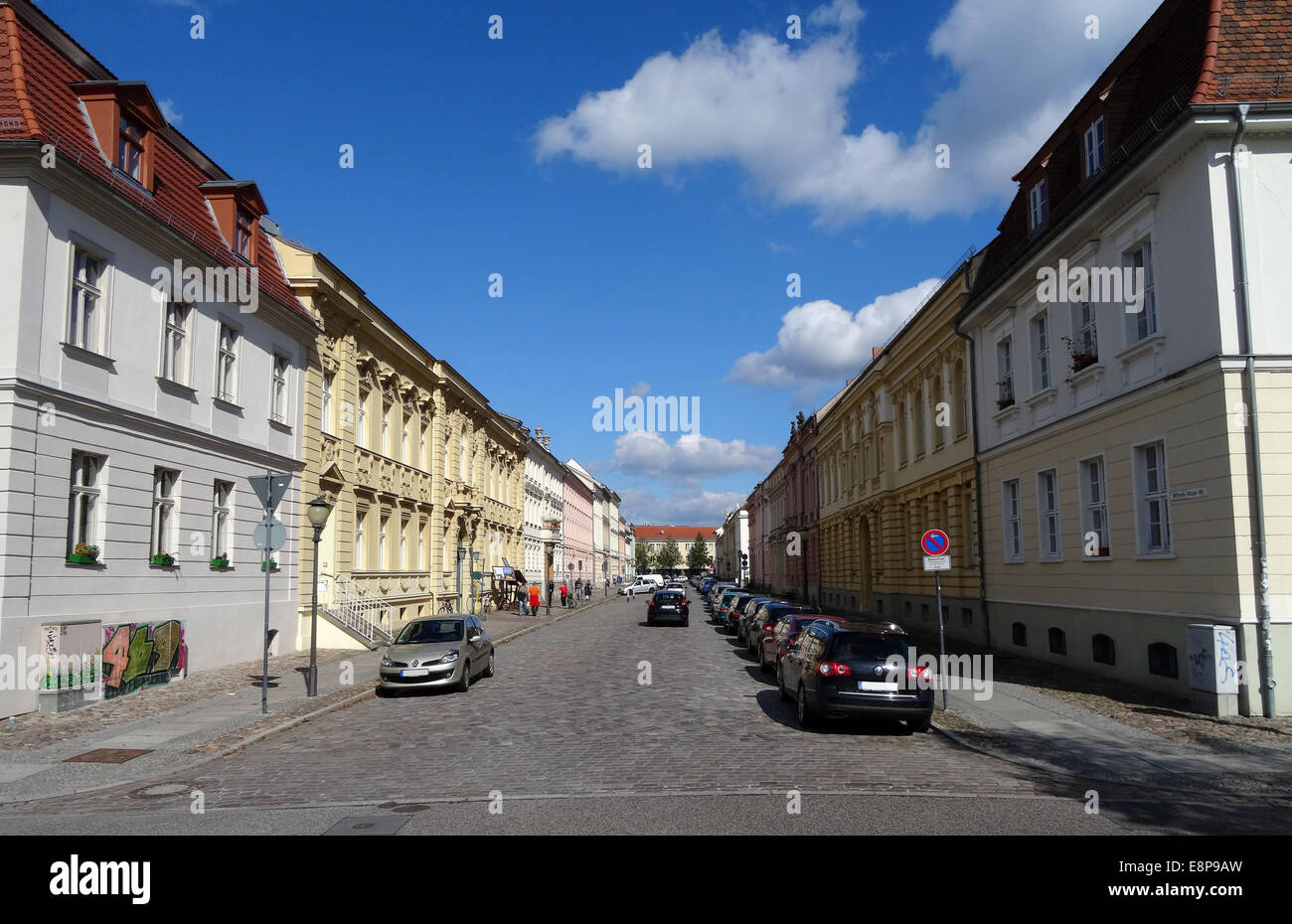 History Town Street in Potsdam Stock Photo Alamy