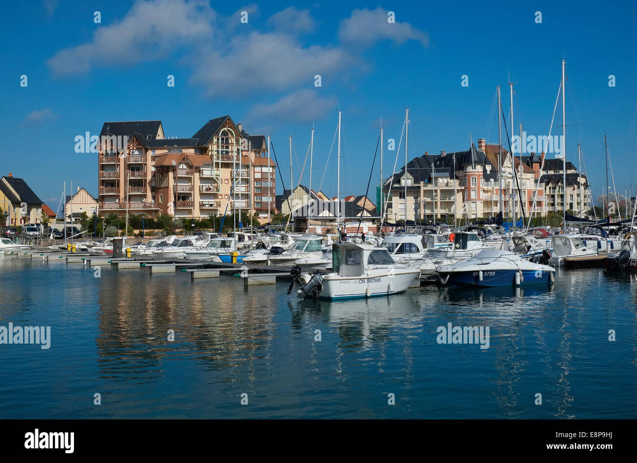 port guillaume, dives-sur-mer, normandy, france Stock Photo - Alamy