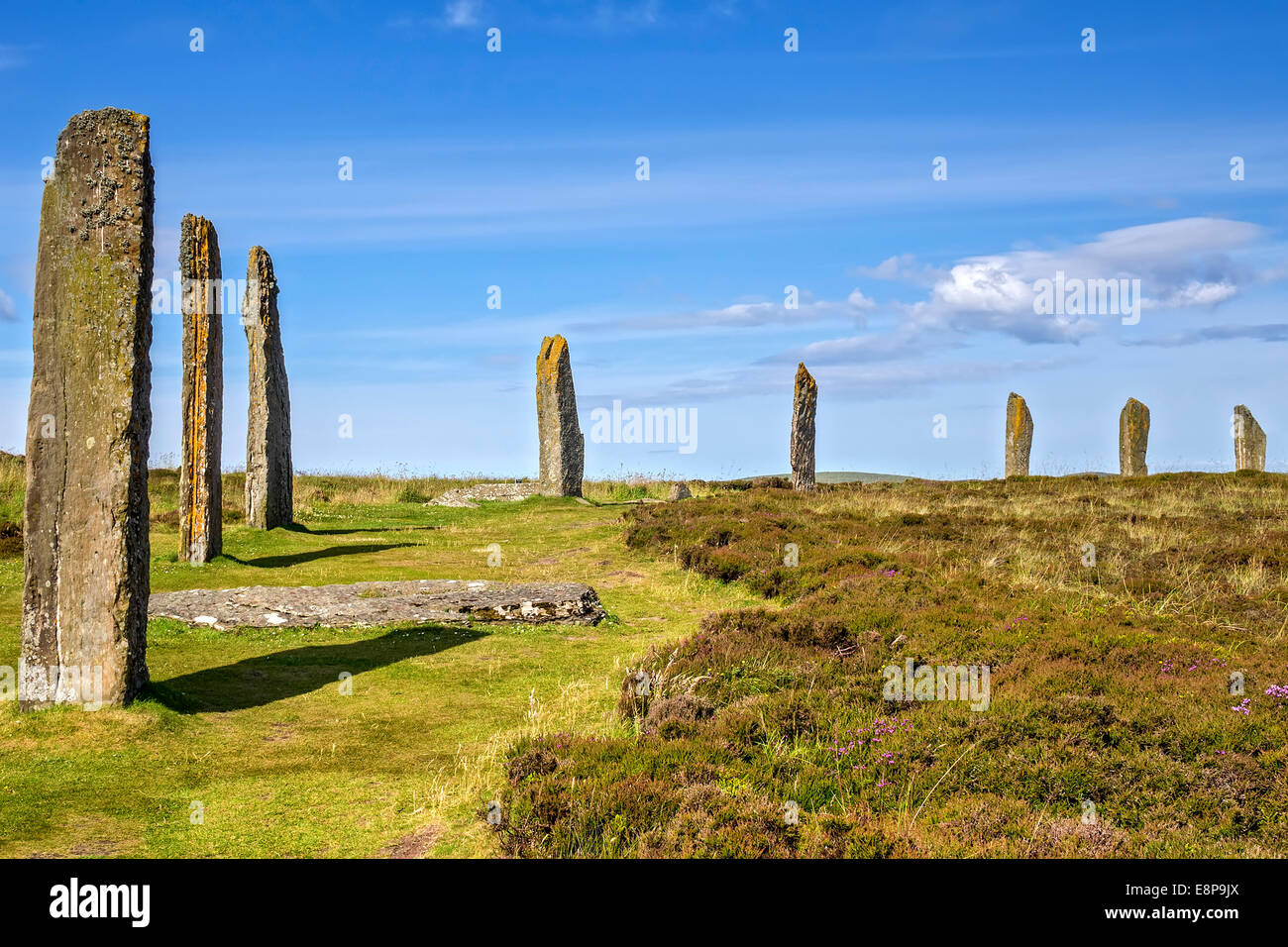 Ring Of Brodgar Orkney Islands UK Stock Photo