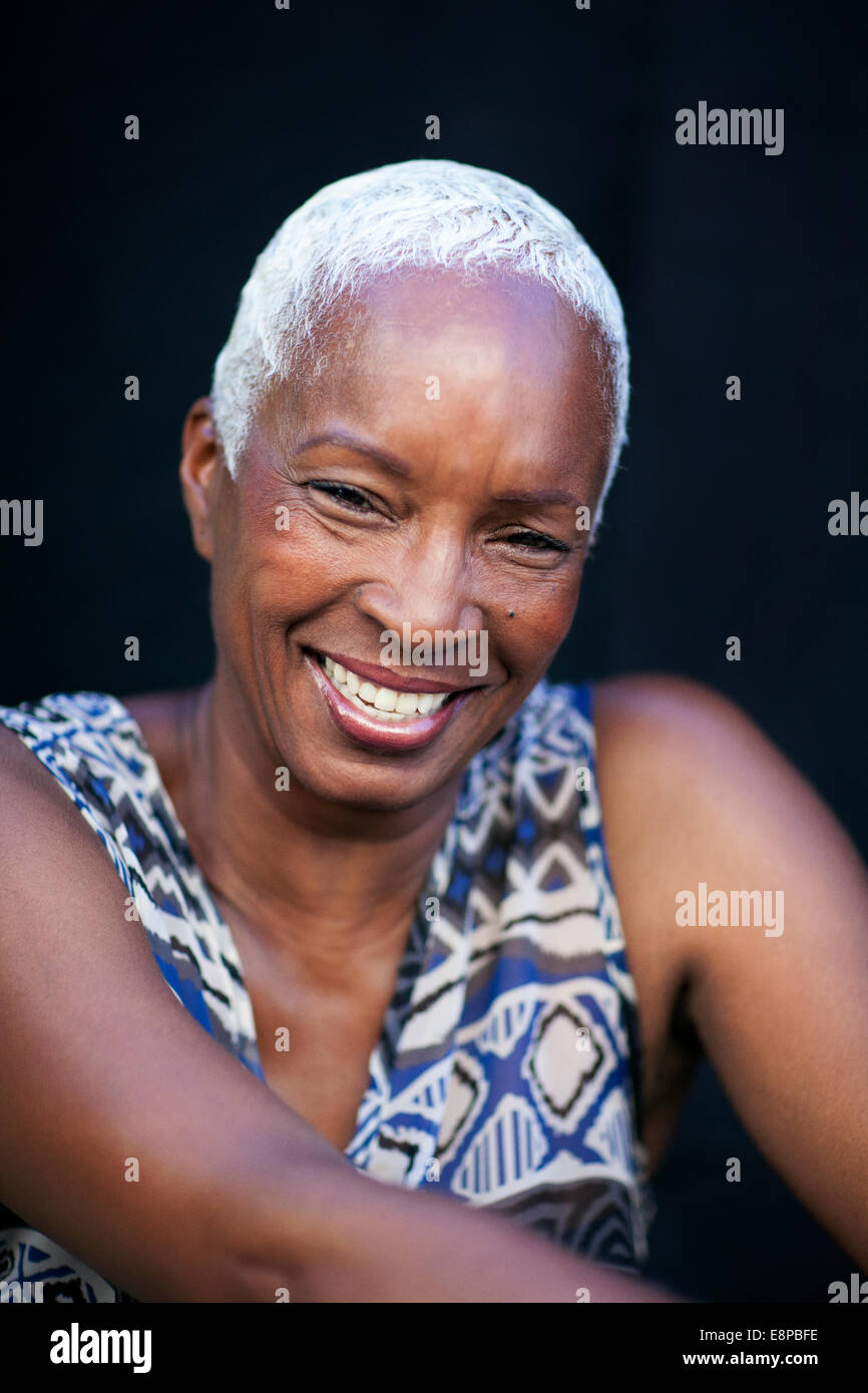 Head shot senior black hi-res stock photography and images - Alamy