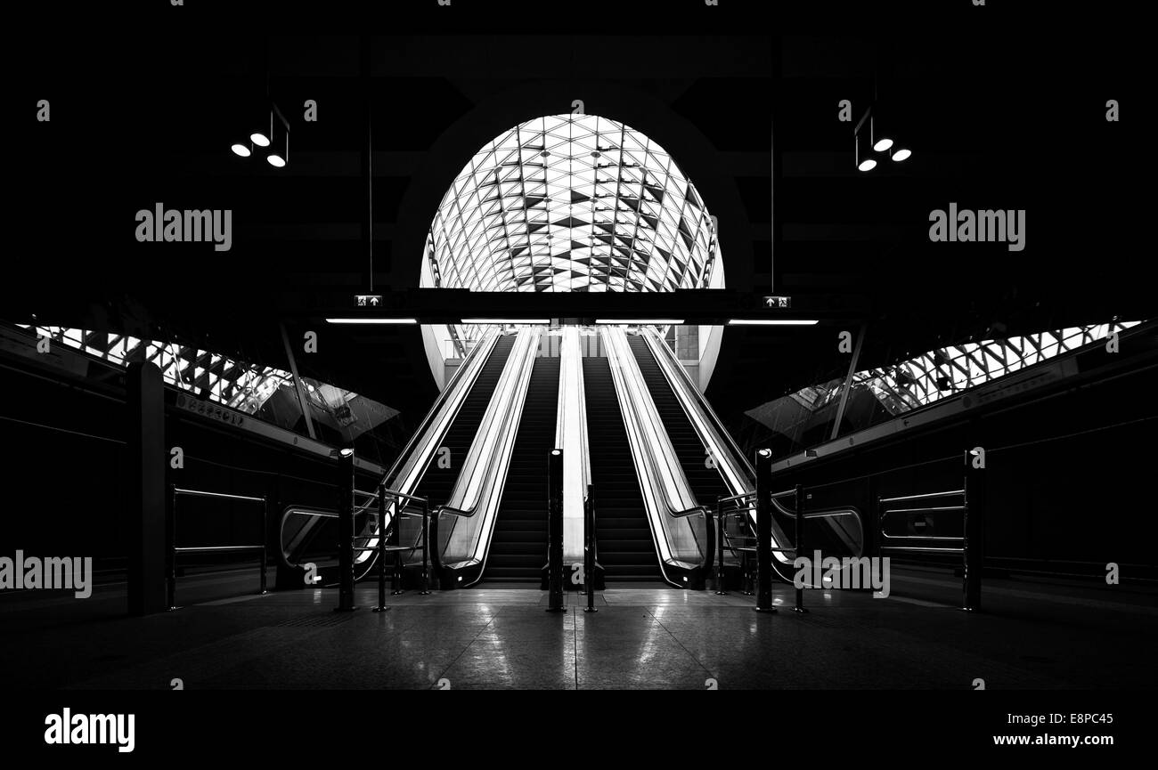 Modern metro interior Stock Photo - Alamy