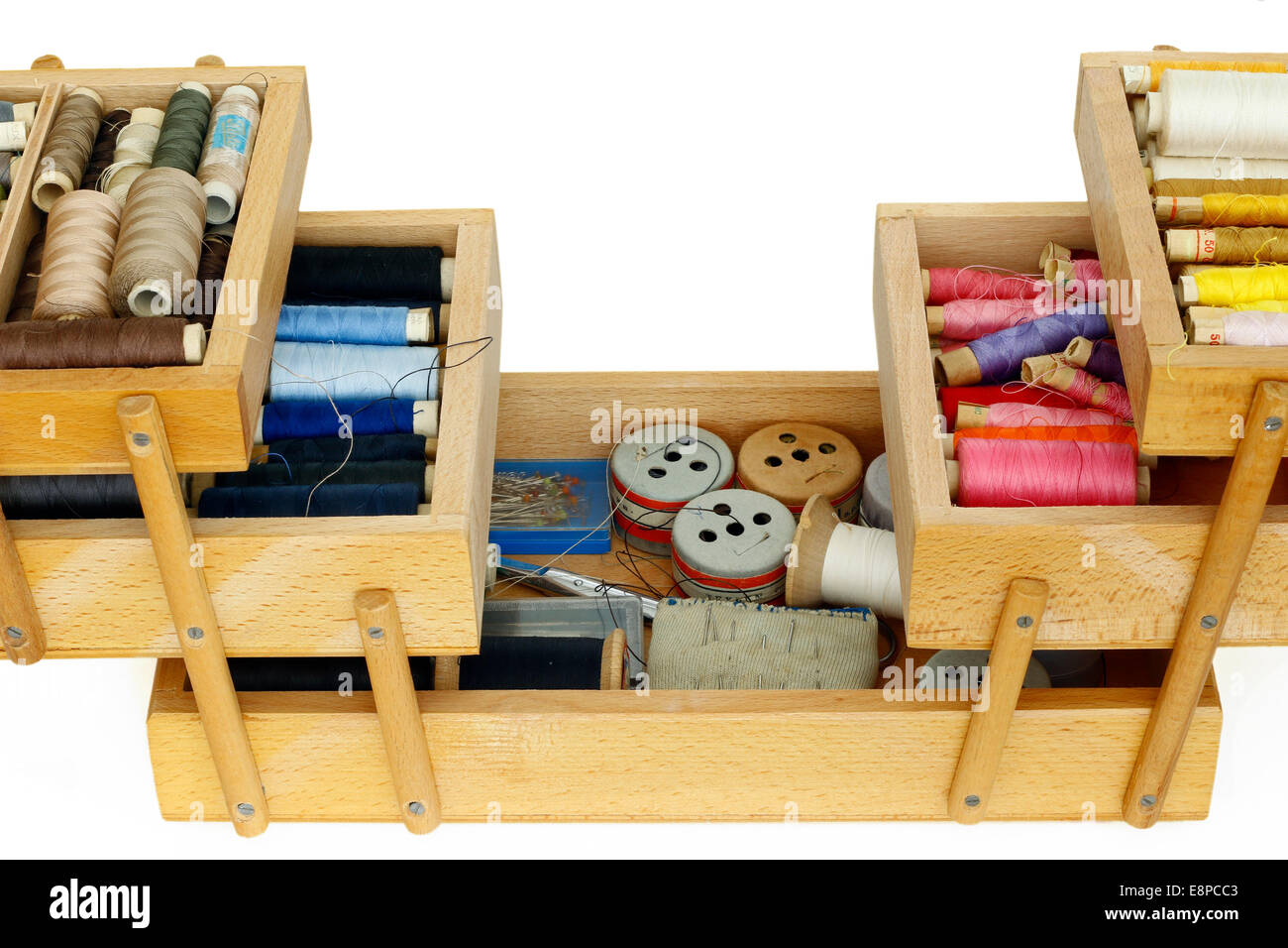 various threads - sewing Stock Photo - Alamy