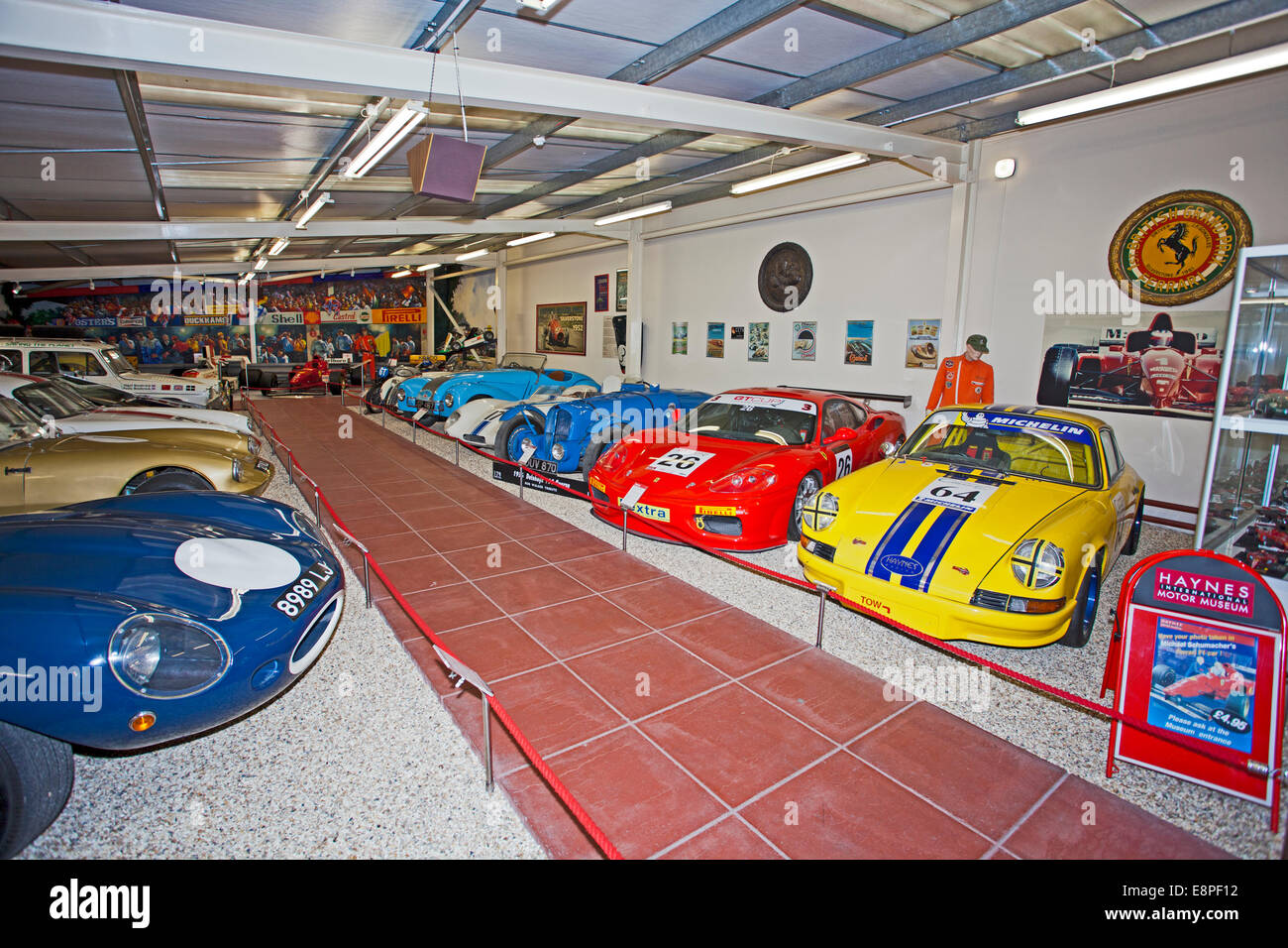 The Hall of Motor Sport in the Haynes International Motor Museum