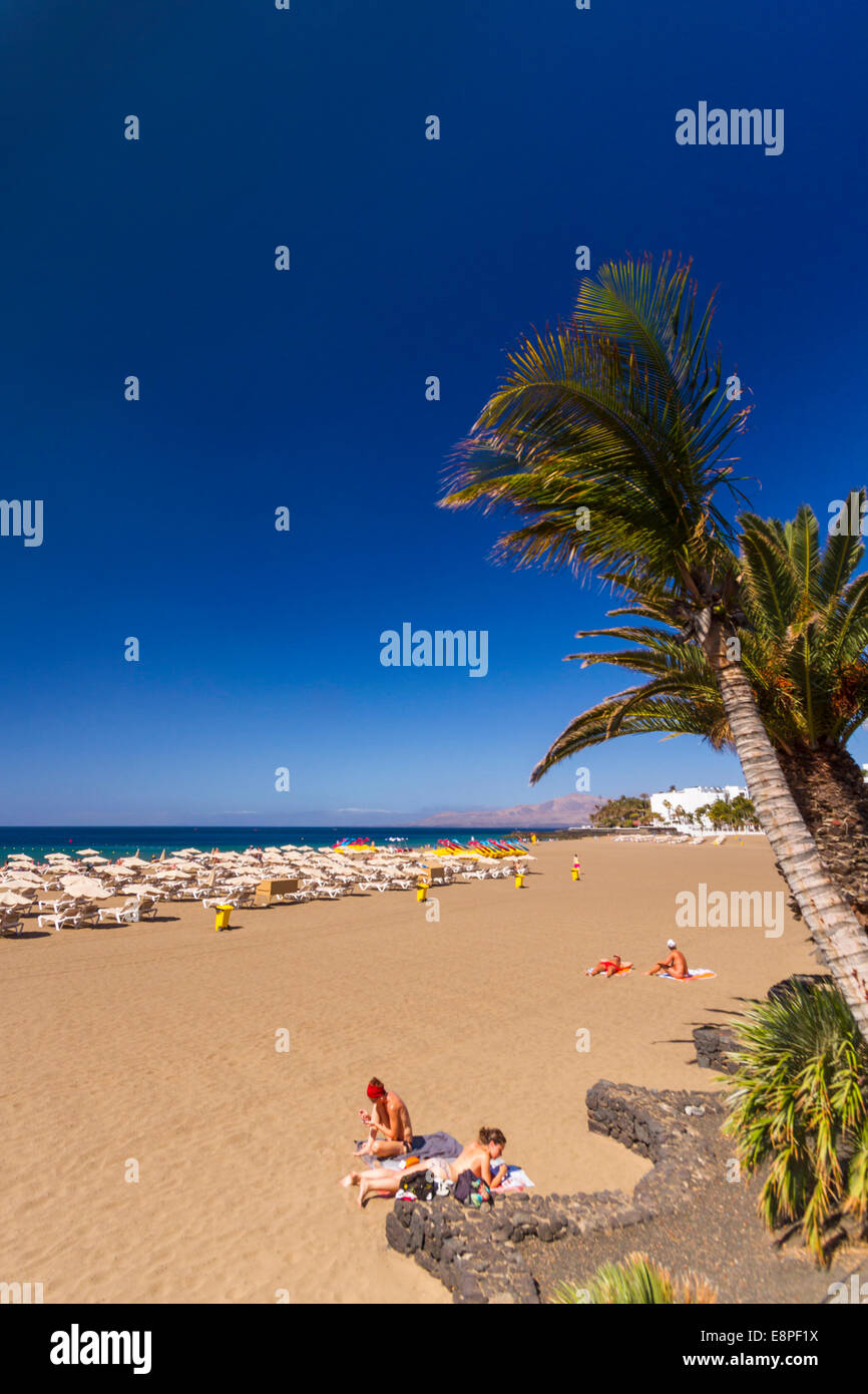Puerto del Carmen in Lanzarote Playa Grande beach Stock Photo Alamy Puerto del Carmen in Lanzarote Playa Grande beach Stock Photo Alamy