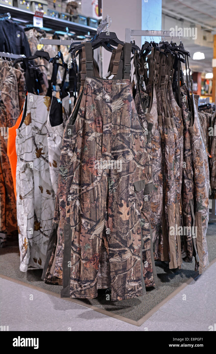 Under Armour hunting clothing on sale at Dick's Sporting Goods at Roosevelt  Field shopping center in Garden City Long Island Stock Photo - Alamy