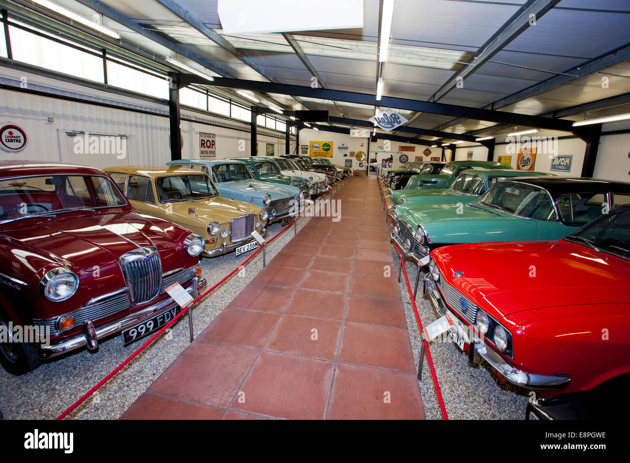 'Memory Lane' a collection of 1950s & 1960s classic cars in the