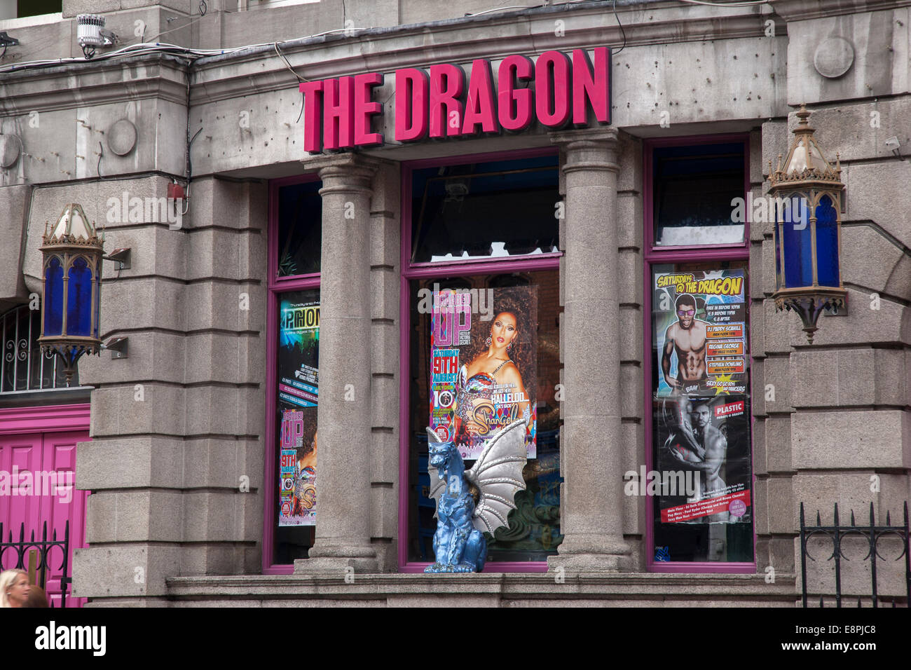 The Dragon Bar, Street, Dublin, Ireland Stock Photo Alamy