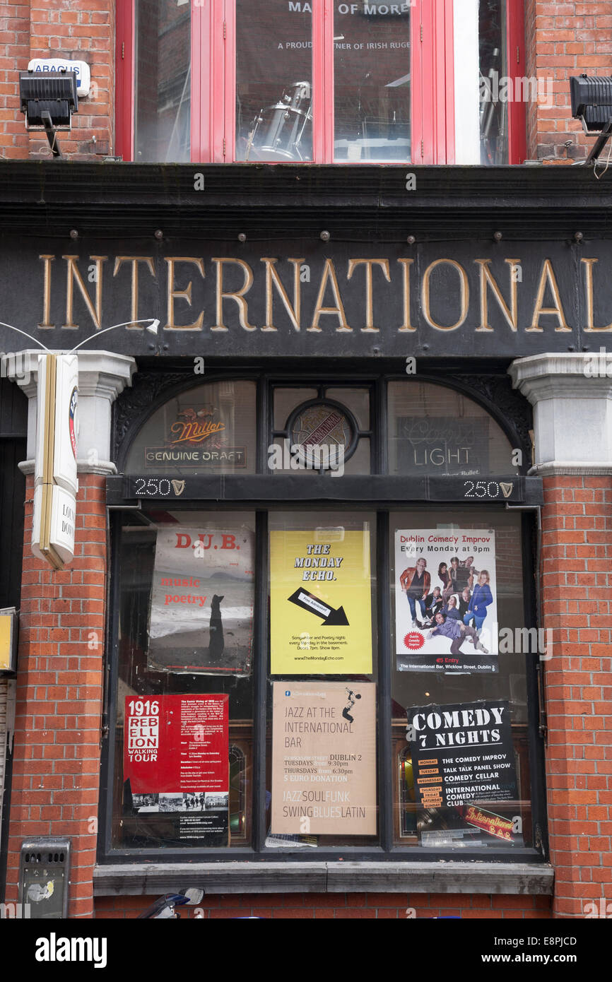 The International Comedy Club, Dublin, Ireland Stock Photo
