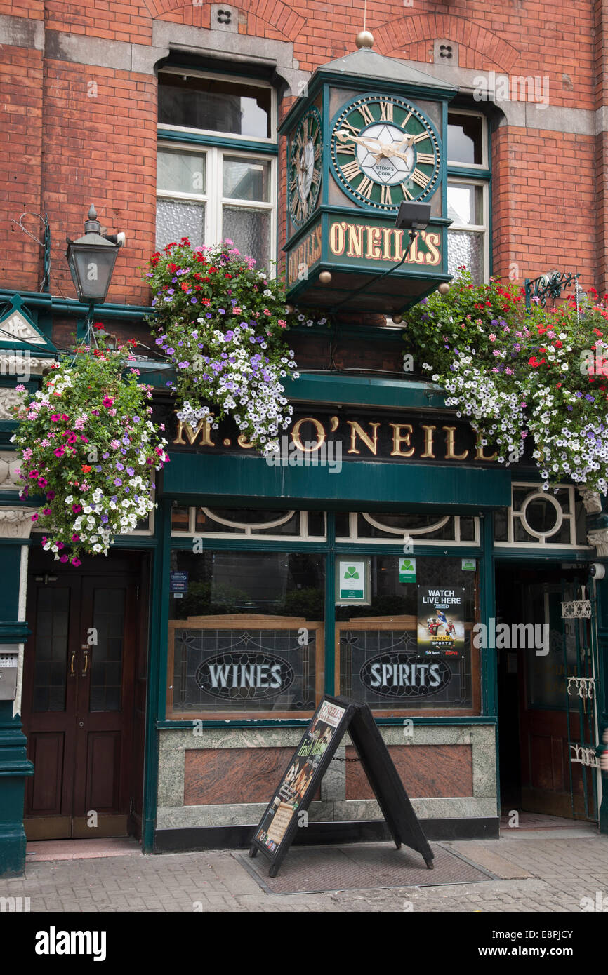 O'Neills Pub, Church Lane, Dublin, Ireland Stock Photo