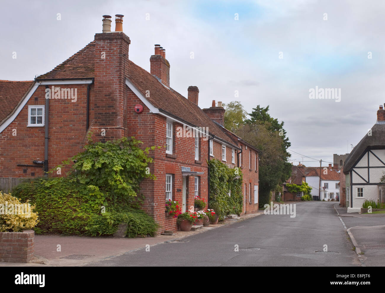 Broughton, Hampshire, England Stock Photo Alamy