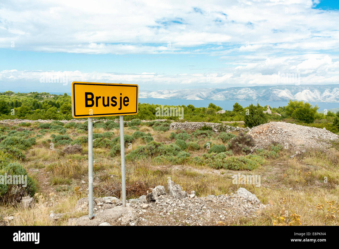 Brusje village, Hvar island, Croatia Stock Photo Alamy