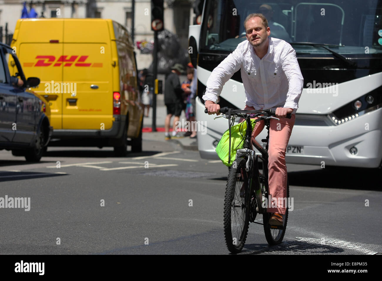 Dhl bike riders hi-res stock photography and images - Alamy