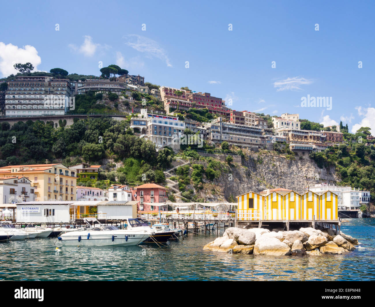 Marina Grande Sorrento Italy Stock Photo Alamy