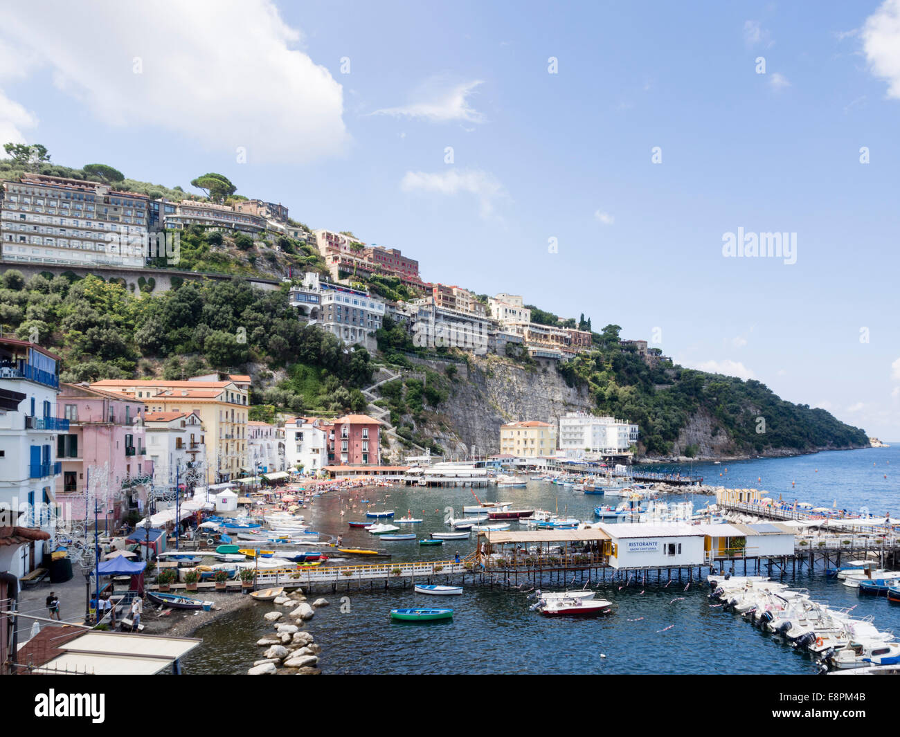 Marina Grande Sorrento Italy Stock Photo Alamy