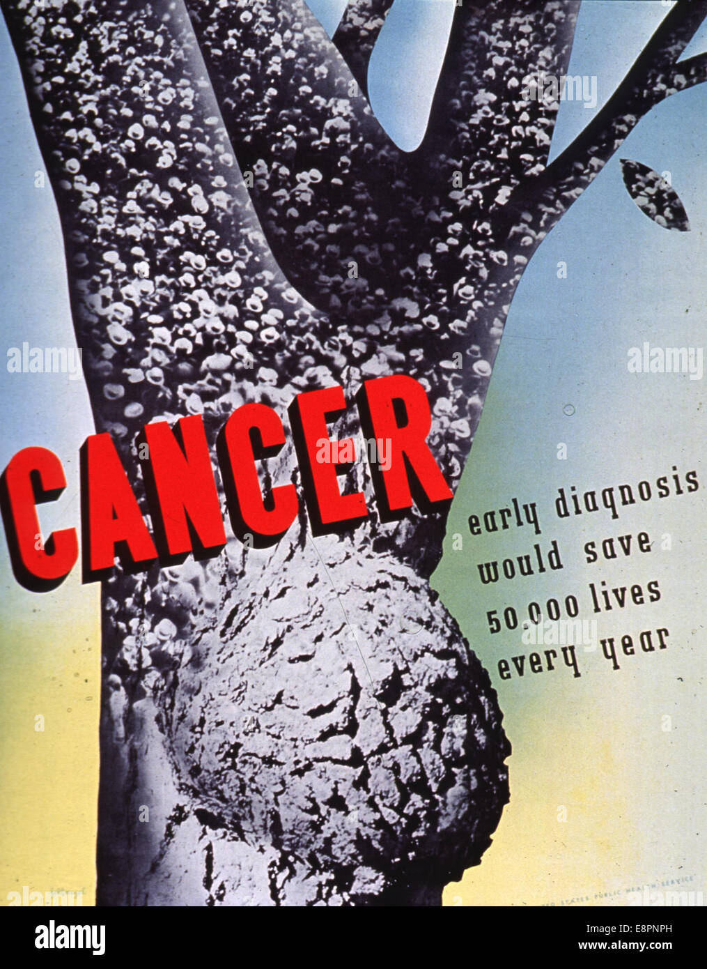 Publication Information: United States: Public Health Service,19- Physical Description: 1 photomechanical print (poster): col.; 71 x 56 cm. Image Description: Multicolor poster with red and black lettering. Title at center of poster. Visual image is a bla Stock Photo