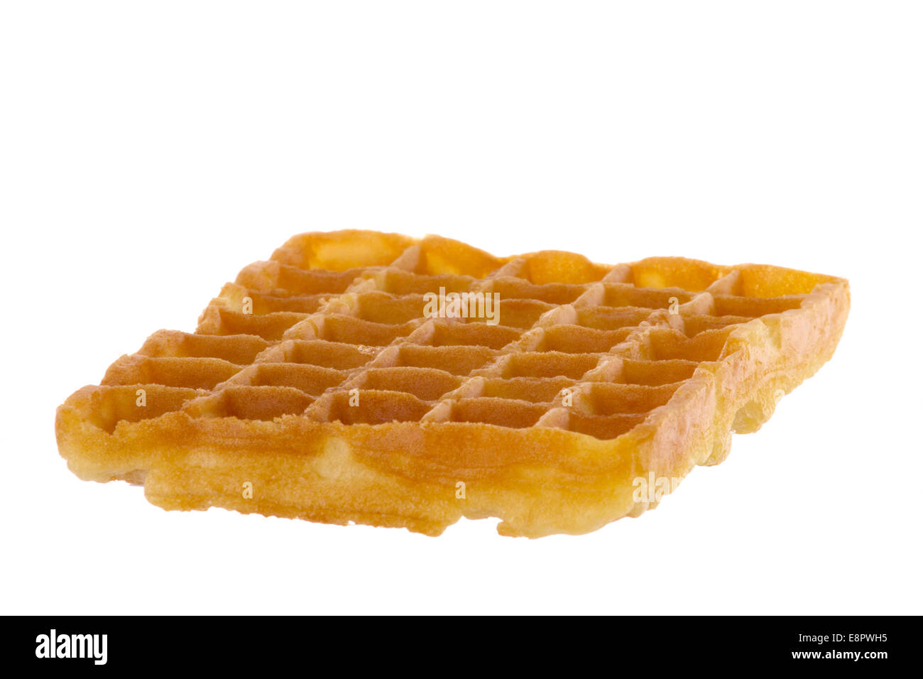 Freshly baked waffle Stock Photo