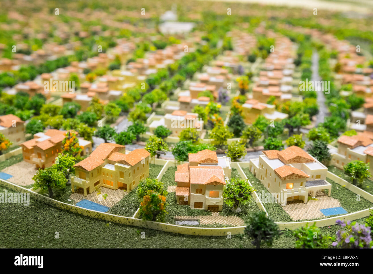 Model of new luxury villas at Dubai Hills Estate by developer Emaar at
