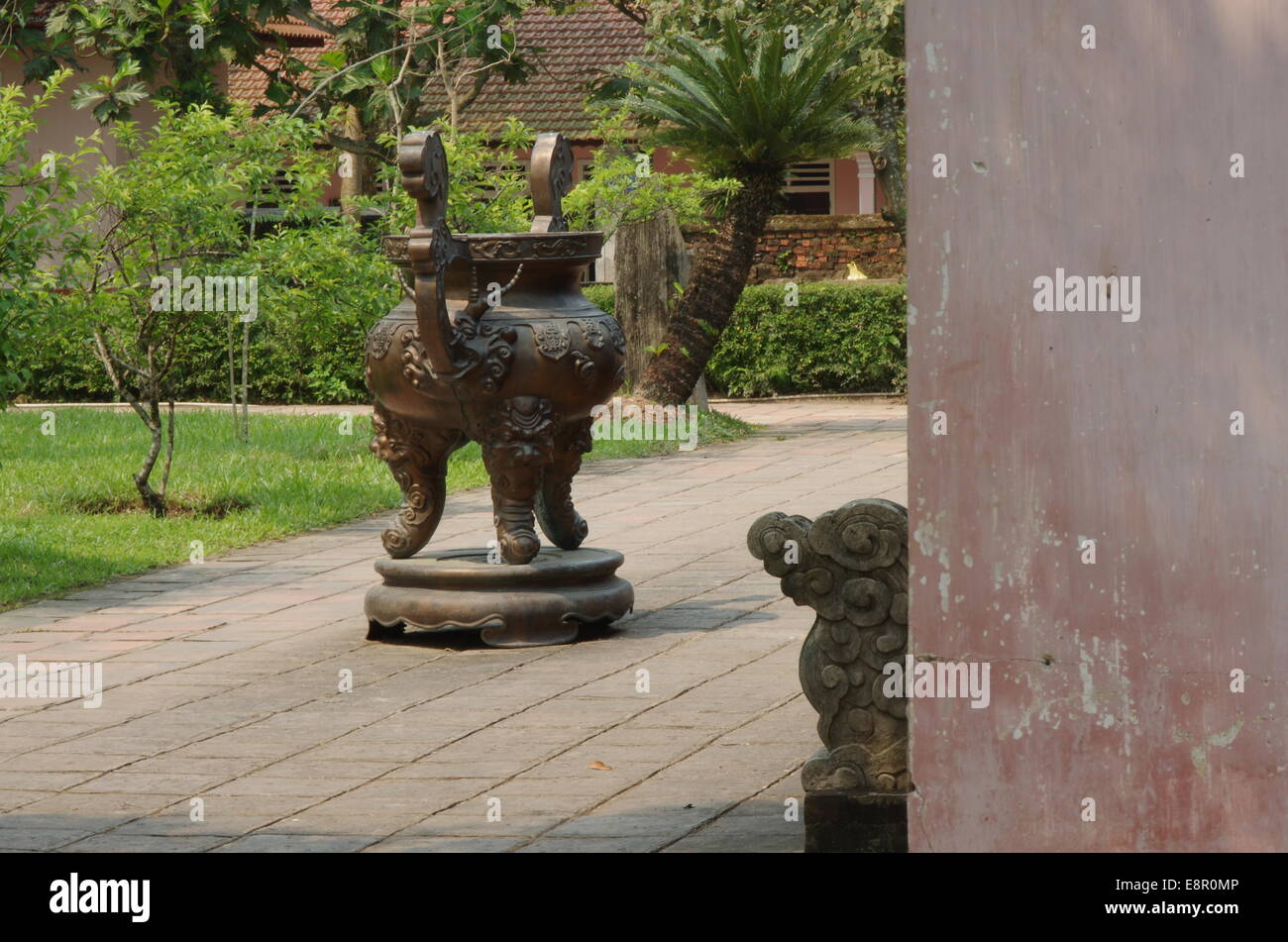 Big incense pot Stock Photo