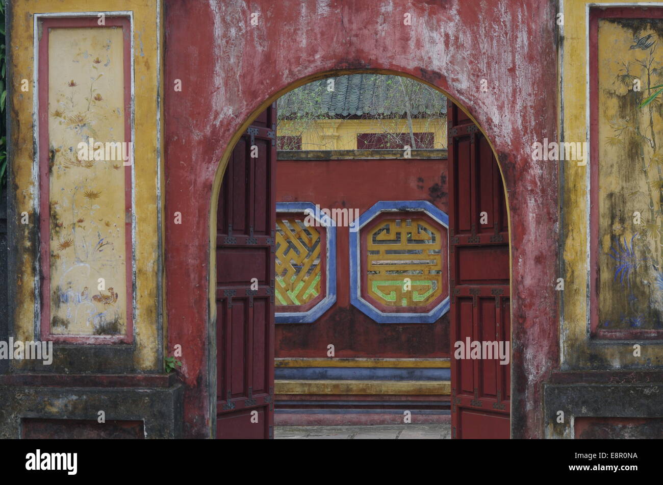 Ancient doorway Stock Photo