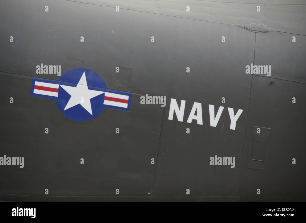 US navy logo Stock Photo