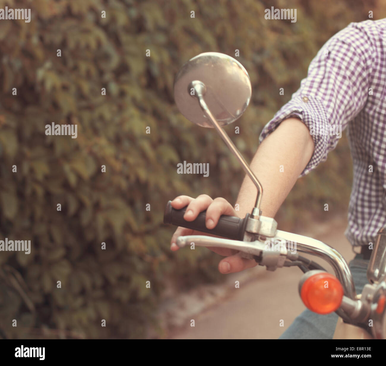 Old man driving retro hi-res stock photography and images - Alamy