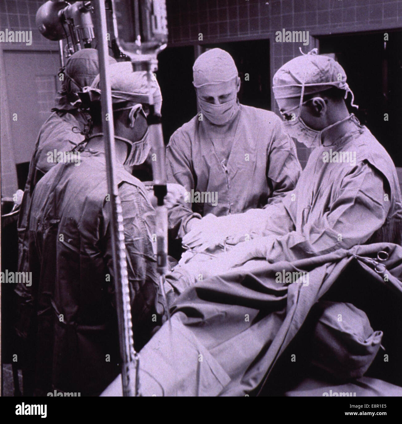 Open-heart surgery, NIH, 1955 4645107124 o Stock Photo