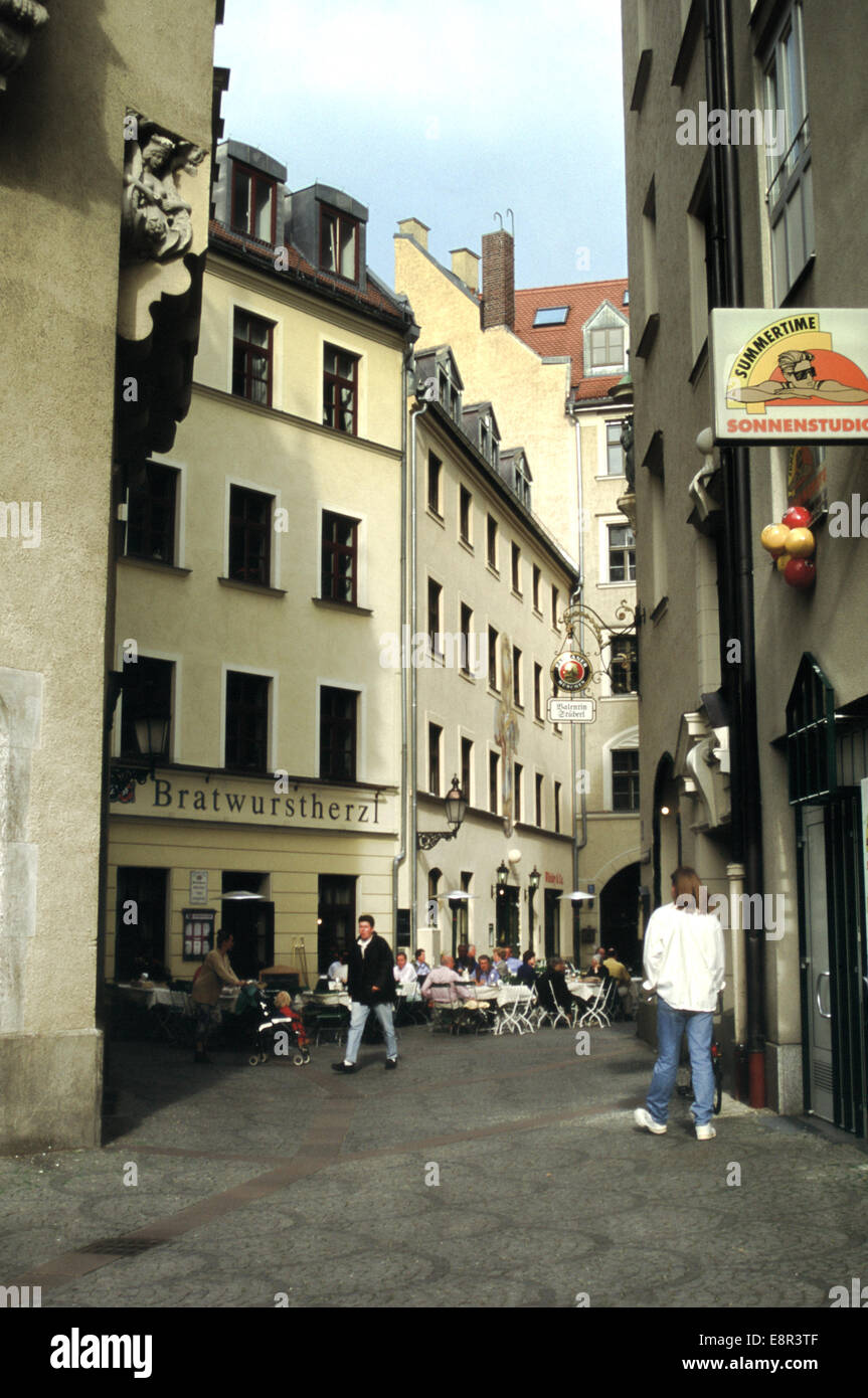 street scene , Munich, Germany Stock Photo