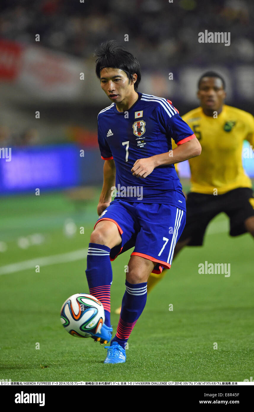 Niigata, Japan. 10th Oct, 2014. Gaku Shibasaki (JPN) Football