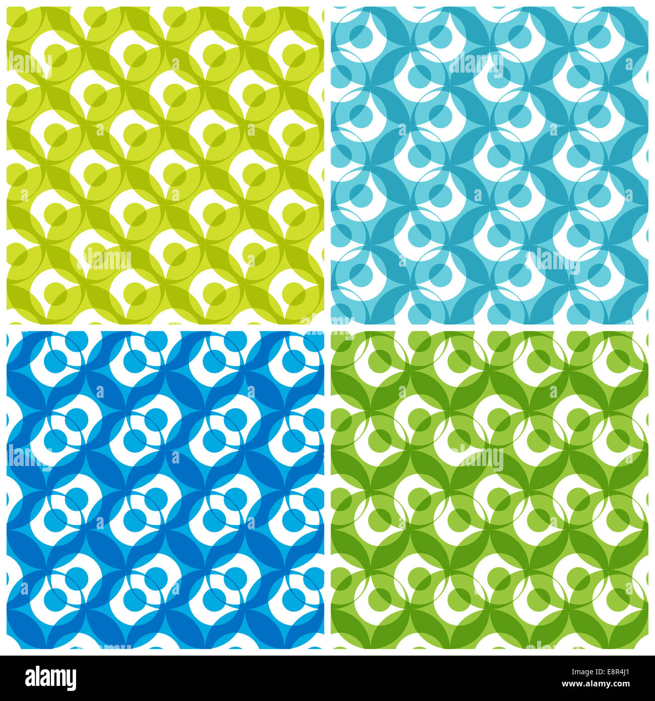 set of simple seamless patterns. abstract vector background collection Stock Photo