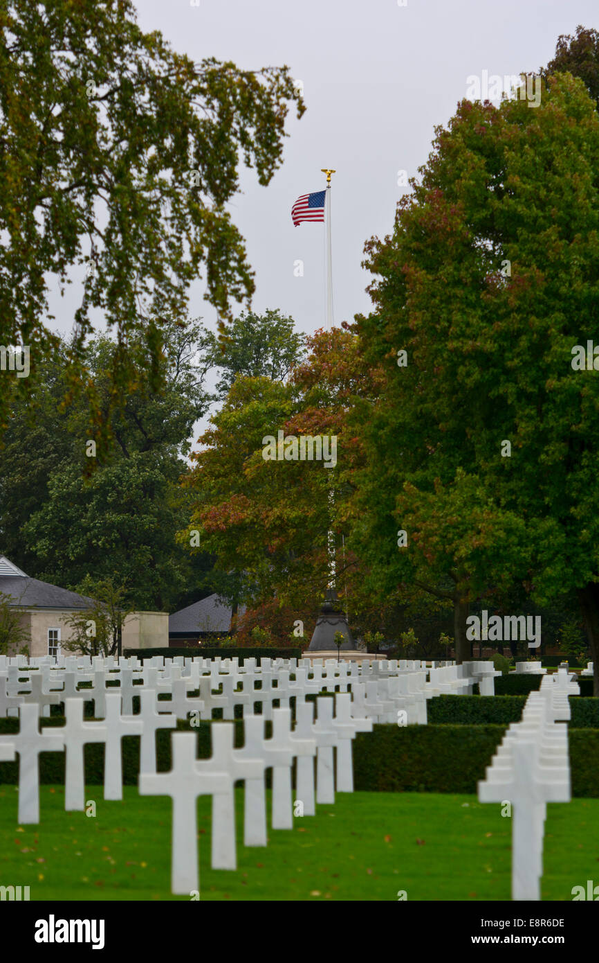 American Cemetery Cambridge Stock Photo