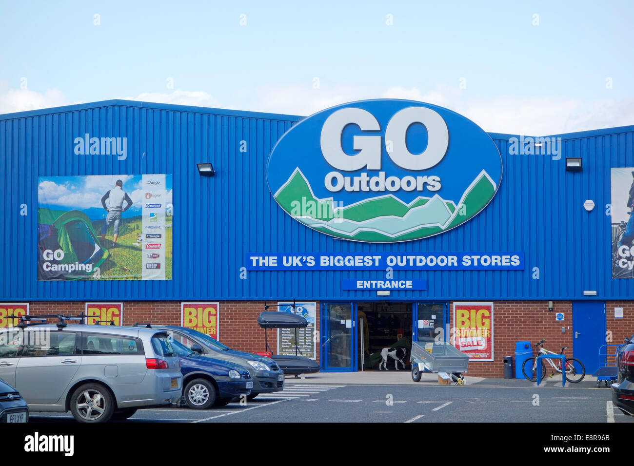 Go Outdoor Store, Hoo Farm Industrial Estate, Kidderminster, Worcestershire, England, UK Stock Photo