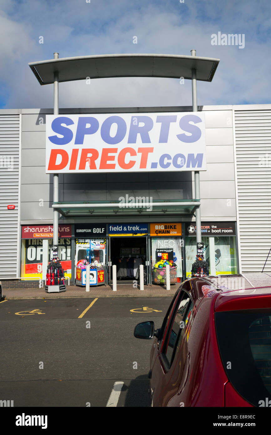 Sports direct store exterior Stock Photo