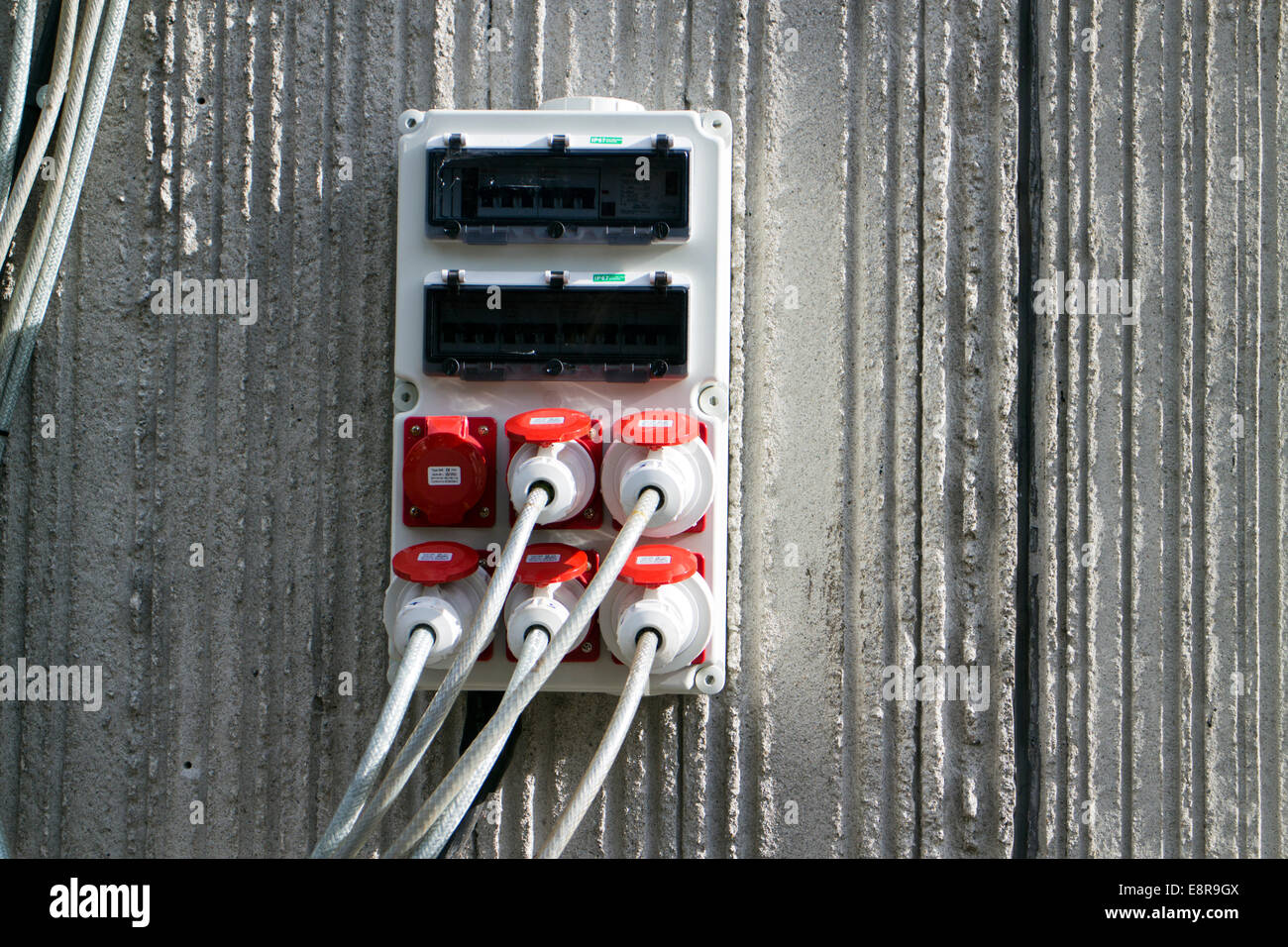 Industrial power supply Stock Photo