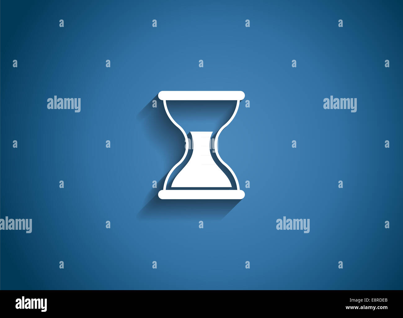 Time Glossy Icon Vector Illustration Stock Photo