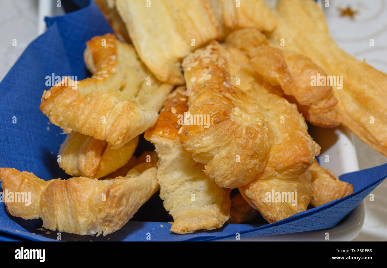 Delicious fresh pastries for breakfast or snack Stock Photo