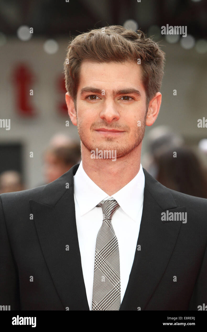 The Amazing Spider-Man 2' World Premiere held at the Odeon Leicester  Square, London Featuring: Andrew Garfield Where: London, United Kingdom  When: 10 Apr 2014 Stock Photo - Alamy
