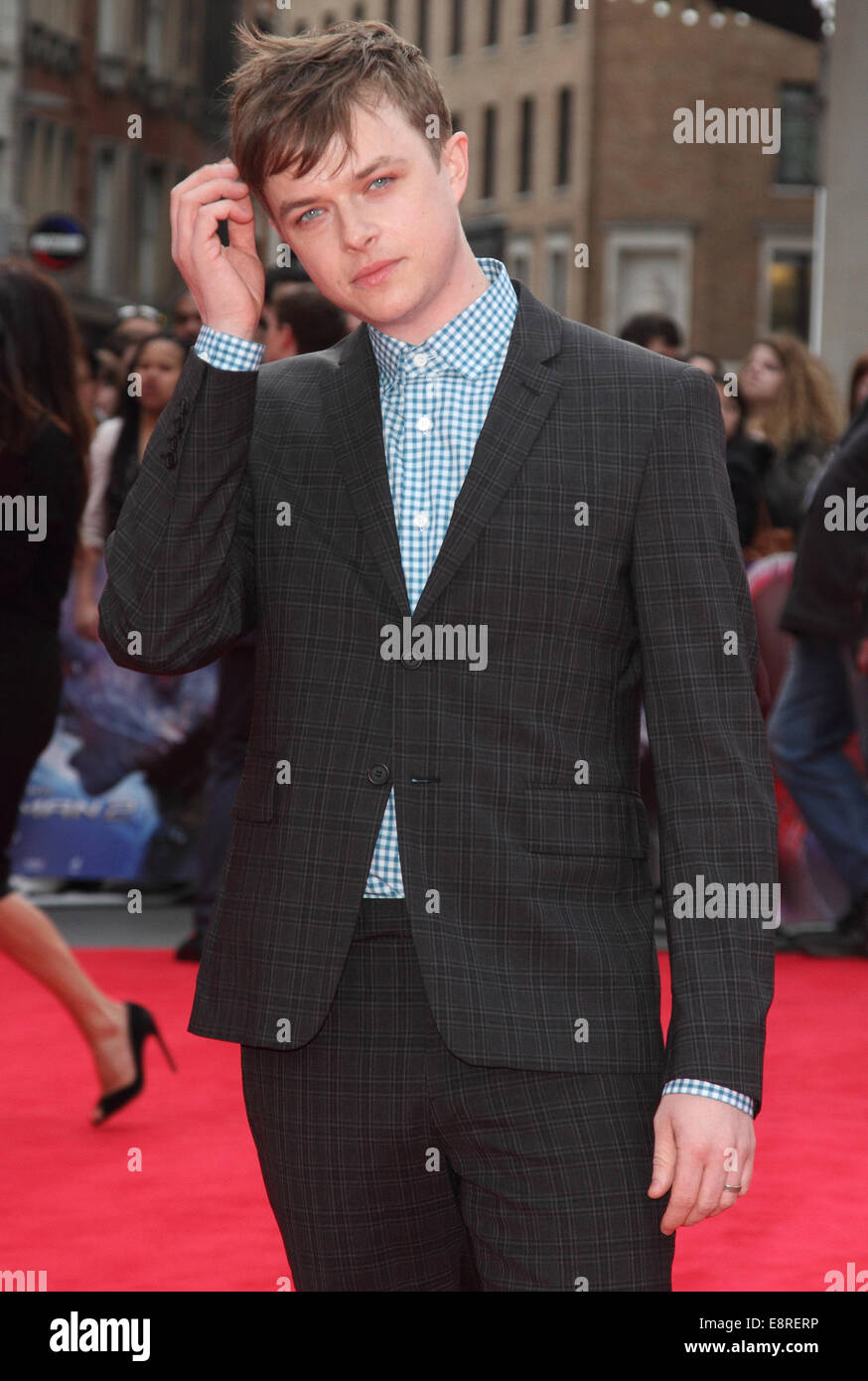 'The Amazing Spider-Man 2' World Premiere held at the Odeon Leicester Square, London  Featuring: Dane DeHaan Where: London, United Kingdom When: 10 Apr 2014 Stock Photo
