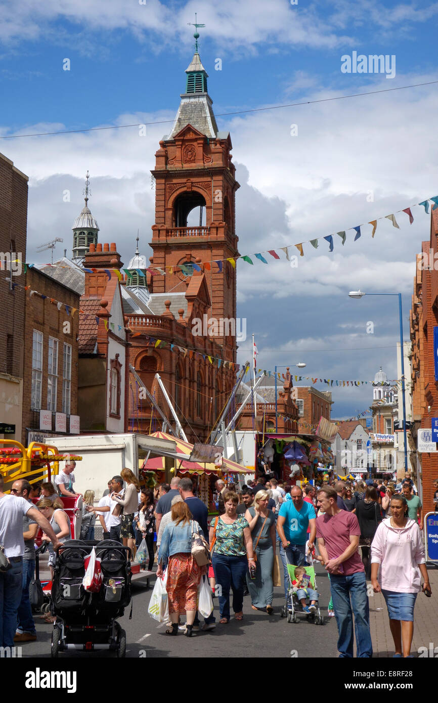 Stourbridge Carnival part of The Black Country Festival, Market Street