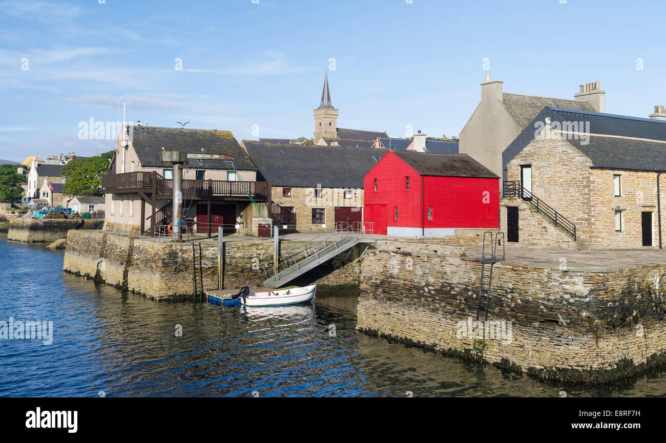 Stromness, the second largest town on the Orkney Islands, Scotland. (Large format sizes available) Stock Photo